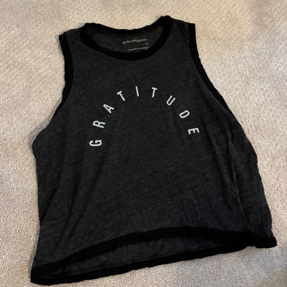 Good hYOUman Gratitude Tank, Size S
